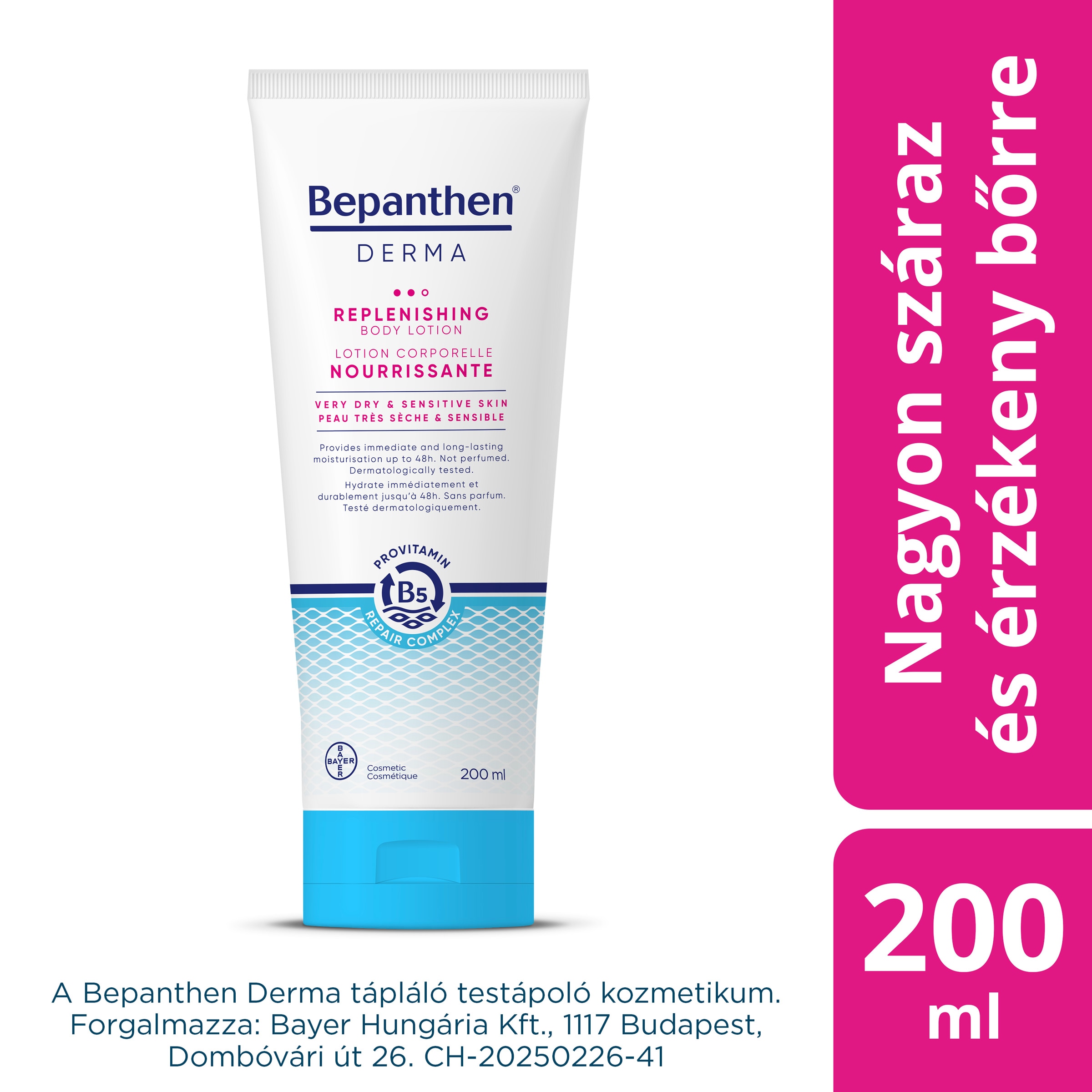 Bepanthen Derma Tápláló testápoló 200ml