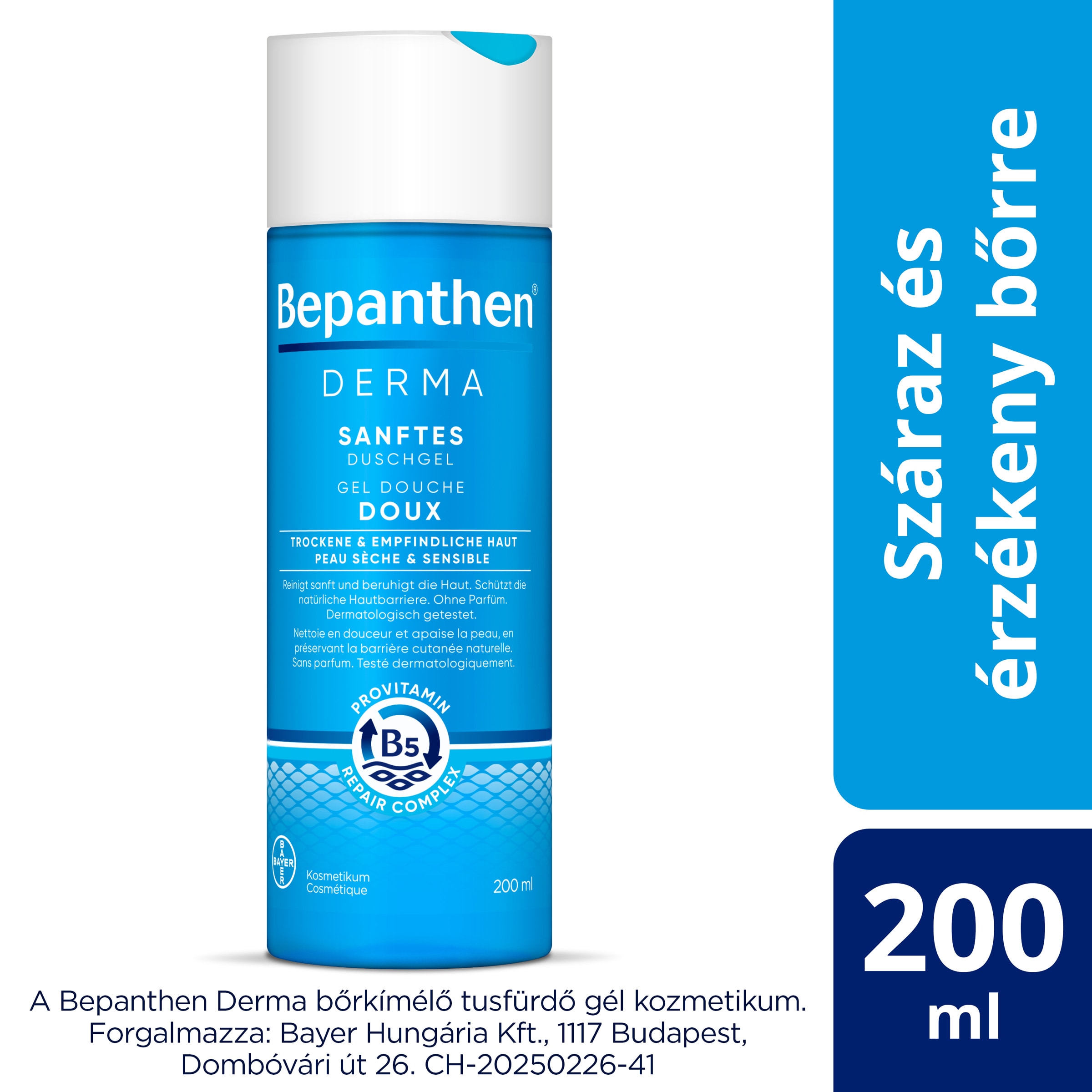 Bepanthen Derma Bőrkímélő tusfürdő